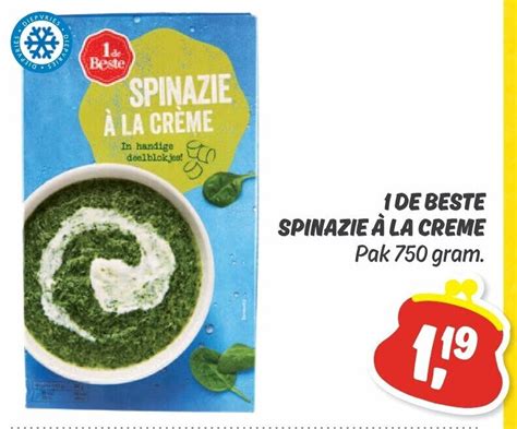 De Beste Spinazie A La Creme Gram Aanbieding Bij Dekamarkt