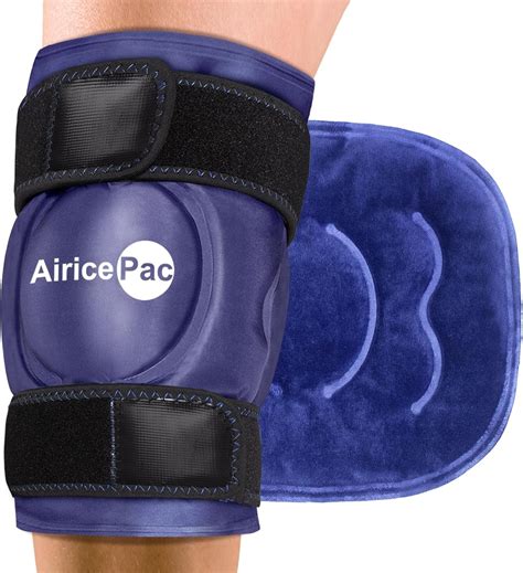 Airicepac Ice Pack For Knee Pain Relief Reusable Gel Ice Wrap For