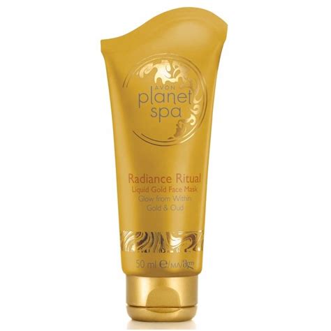 Avon Planet Spa Radiant Gold Rozświetlająca maseczka do twarzy peel