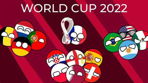 Marble Race FIFA 2022 World Cup Countryballs Football Prediction