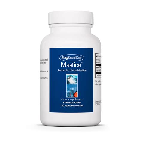 Mastica Authentic Chios Mastiha 500 Mg 120 Vegetarian Capsules By