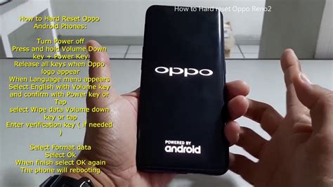 How To Hard Reset Oppo Reno2 YouTube