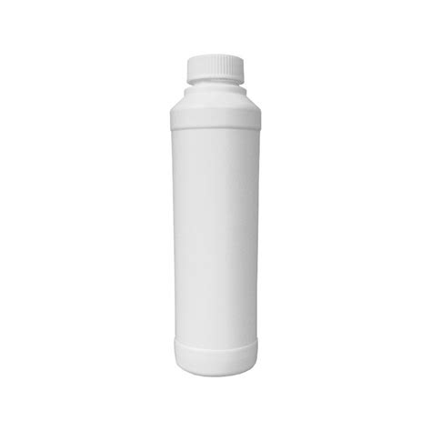 Flacon Plastique PEHD Blanc 1l Avec Bouchon Flacons Topflacon