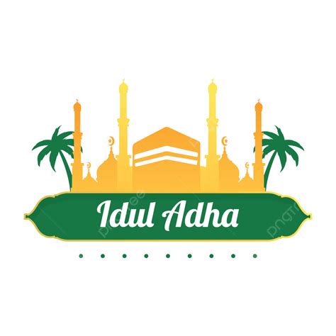 Simple Design Happy Eid Al Adha H Vector Eid Al Adha Feast Of