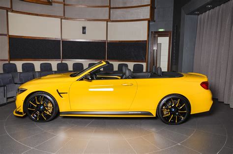 BMW M4 Cabrio Has Speed Yellow Paint AC Schnitzer Kit And GTS Hood