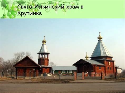Храмы Крутинского района - презентация, доклад на тему