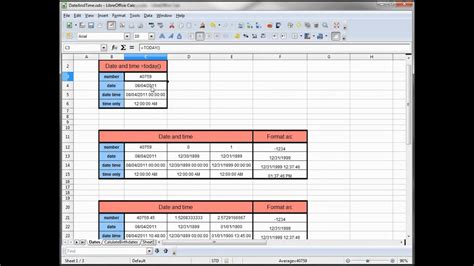 16 Libre Office Calc Open Office Calc Excel Tutorial Dates