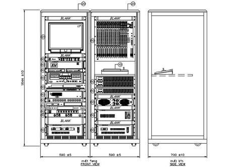 Control Rack Section Design In Detail Autocad Drawing Dwg File Cad