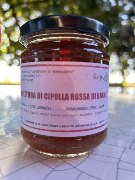 Confettura Di Cipolla Rossa Di Breme