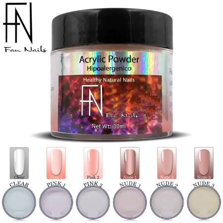 Pó Acrilico Nude Fan Nails ml Usina das Unhas