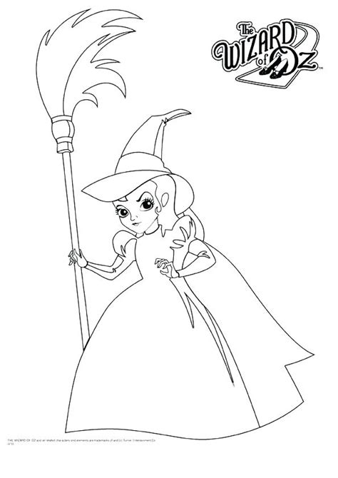 Wicked Witch Of The West Wizard Of Oz Coloring Pages Coloring Pages