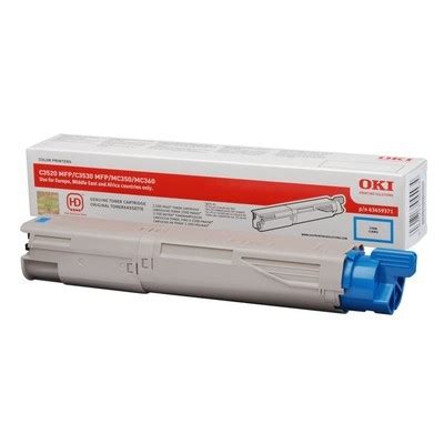 Toner Oryginalny Oki C3520 3530 43459371 Błękitny