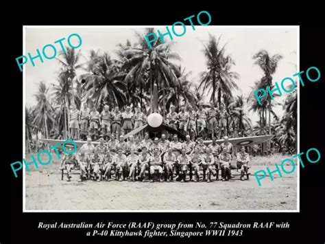 Old Historic Photo Of Raaf Royal Australian Air Force Th Squadron