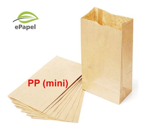 200 Saco Papel Kraft 3kg Liso Tam Pp Mini Sos Delivery Mercado Livre