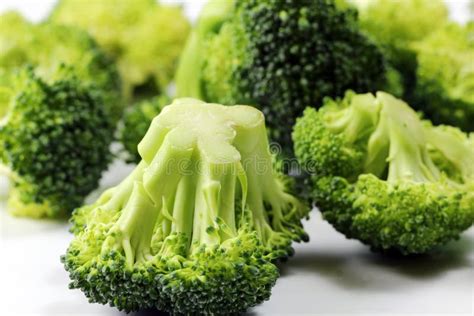 Brocolli Florets Stock Photo Image Of Food Produce 74038062