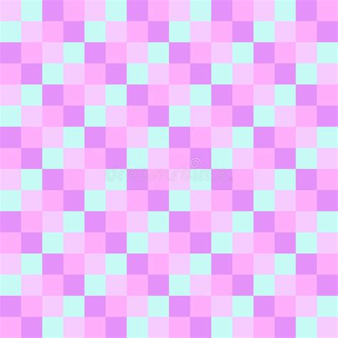 Seamless Pattern With Crossings Of Squares In Pink Light Blue And