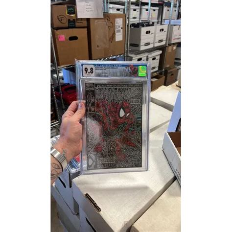 Spider Man Facsimile Edition 1 Shattered Comics Silver Edition CGC 9 8