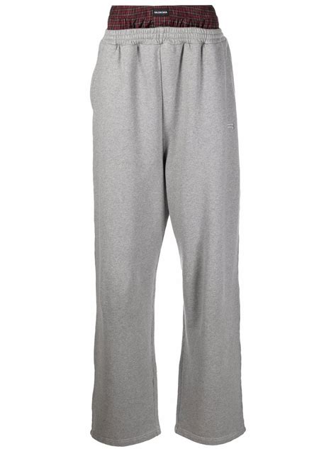 Balenciaga Pantalon De Jogging Trompe L Oeil Farfetch