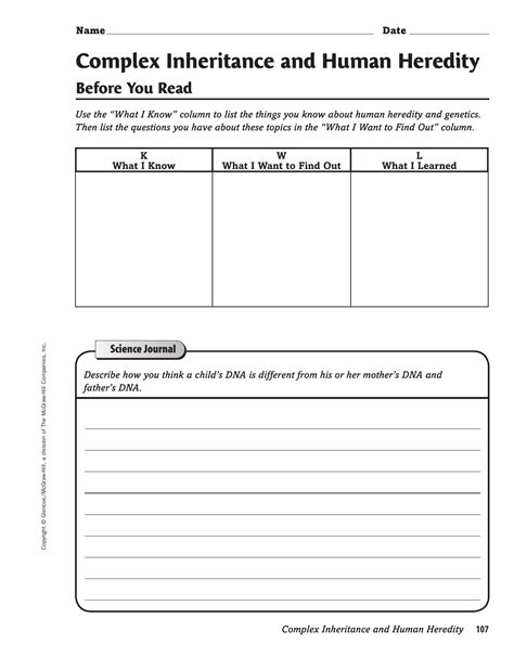 Patterns Of Inheritance Worksheet Printable Calendars At A Glance