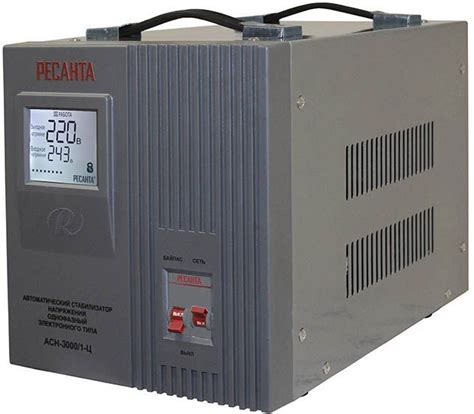 Стабилизатор напряжения Ресанта ACH-3000/1-Ц электронный однофазный ...