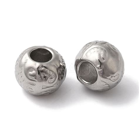 304 Stainless Steel European Beads