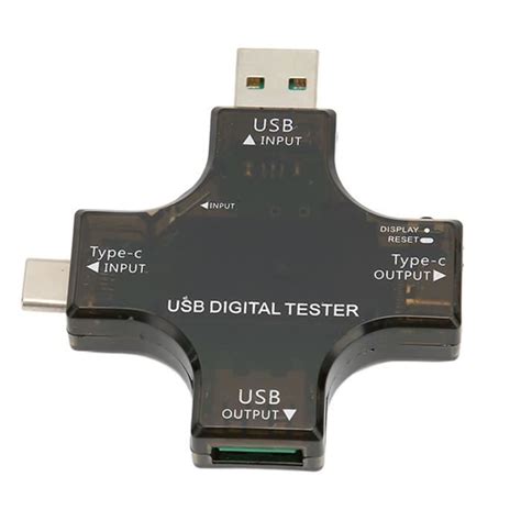 PAR Testeur USB C Testeur De Courant De Tension USB C Affichage LCD