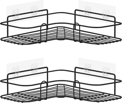 Amerryapple Shower Caddy 2 Pack Shower Shelf For Inside