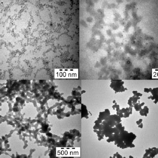 TEM Images Of The Samples Reacting At 380 C For A 30 Min B 50