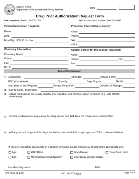 Form Hfs3082 Download Fillable Pdf Or Fill Online Drug Prior