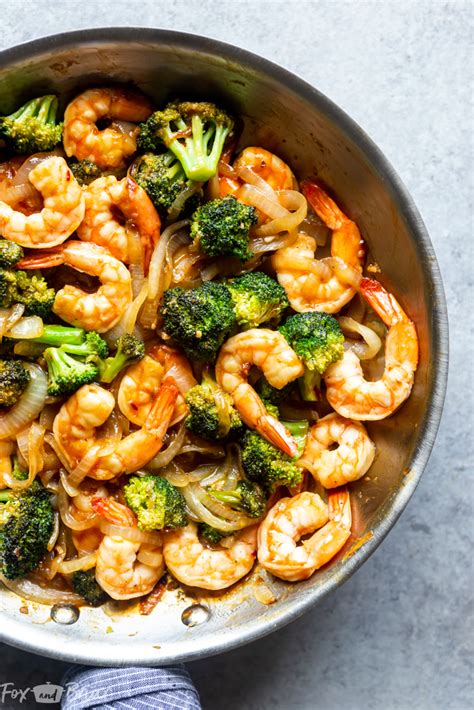 Easy Broccoli And Shrimp Stir Fry Fox And Briar