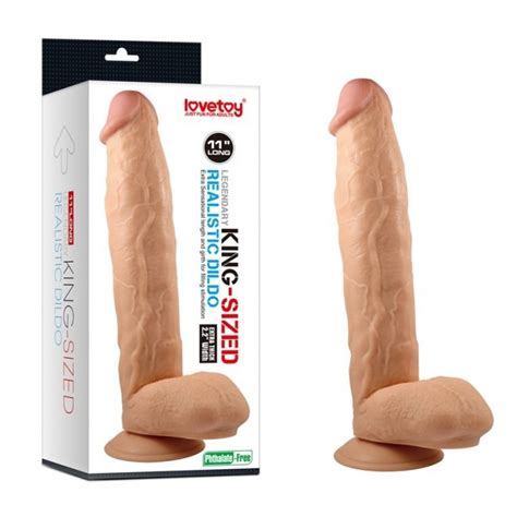 Maxi Dildo Realistico e Morbido con Ventosa e Testicoli 30 cm x Ø 6 cm