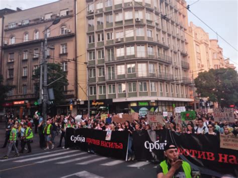 Šesti protest Srbija protiv nasilja Beogradske vesti