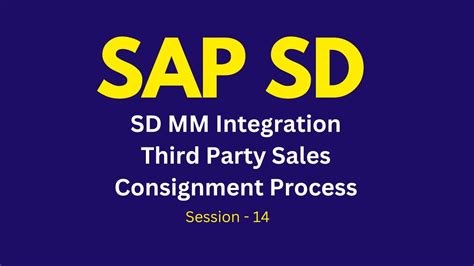 Sap Sd Mm Integration Tutorial Third Party Sales Configuration Steps