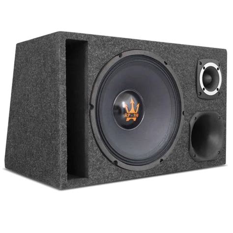 Caixa De Som Trio Dutada 40l Woofer Magnum Rex Power 12RP 550 Super