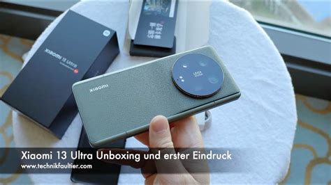 Xiaomi 13 Ultra Unboxing Und Erster Eindruck YouTube