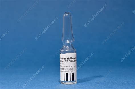 Ergocalciferol Vitamin D2 For Injection Stock Image C033 7729