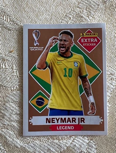 Figurinha Neymar Legend Copa 2022 Item De Papelaria Panini Nunca