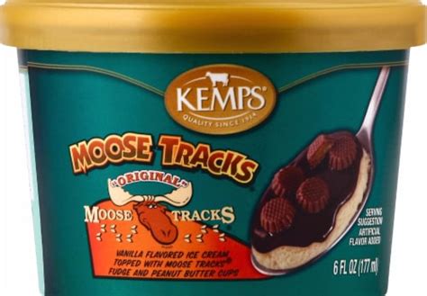 Kemps Original Moose Tracks Ice Cream Cups 1 Ct Frys Food Stores