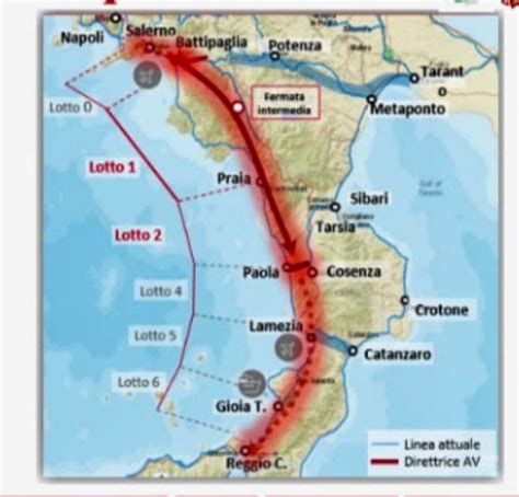 Saccomanno Lega Alta Velocit Ferroviaria Salerno Reggio Calabria