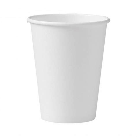 Solo Hot Drinking Cup 12 Oz White Paper Disposable Stackable Recyclable 50 Count Walmart