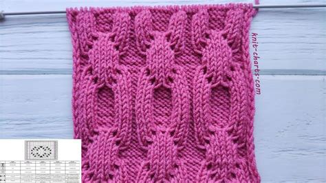 Relief Knit Stitch Pattern Reliefmuster Stricken Punto A Rilievo Ai