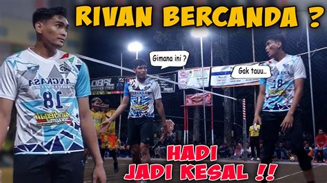 Lawak Rivan Nurmulki Voli Tarkam Terbaru Bersama HADI Di Voli