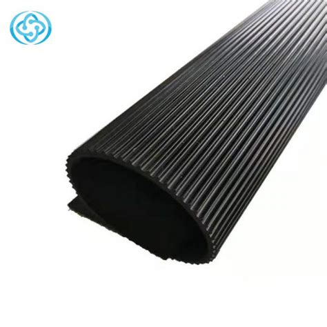 High Quality Safety Waterproof Anti Slip Fine Rib Rubber Mat Roll Qingdao Yotile Rubber