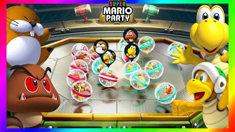 Super Mario Party Minigames 371 Goomba Vs Hammer Bro Vs Monty Mole Vs