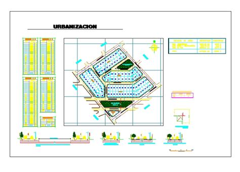 Lotificación Urbana En Autocad Descargar Cad Gratis 54954 Kb Bibliocad