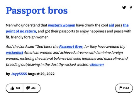 Passport Bros Definition Passport Bros Know Your Meme