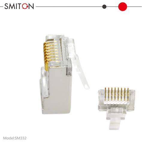 Shielded Cat Ftp Pass Through Connector Ftp Ethernet Network Cables