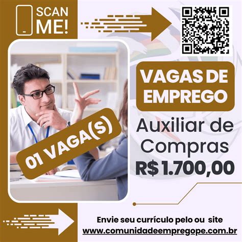 Auxiliar de Compras salário de R 1700 00 para empresa no segmento