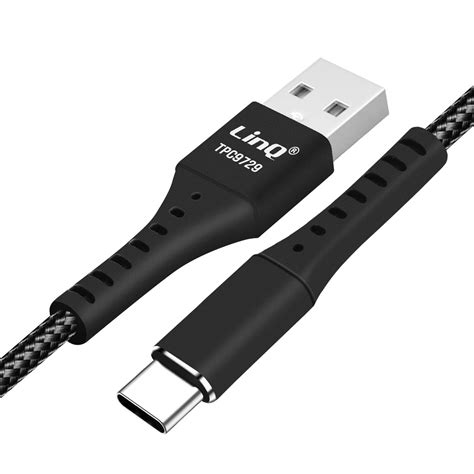 Kabel Usb Do Usb C A W Quick Load W Nylonowym Oplocie Anti Kink Linq