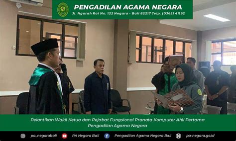 Pelantikan Wakil Ketua Dan Pejabat Fungsional Pranata Komputer Ahli